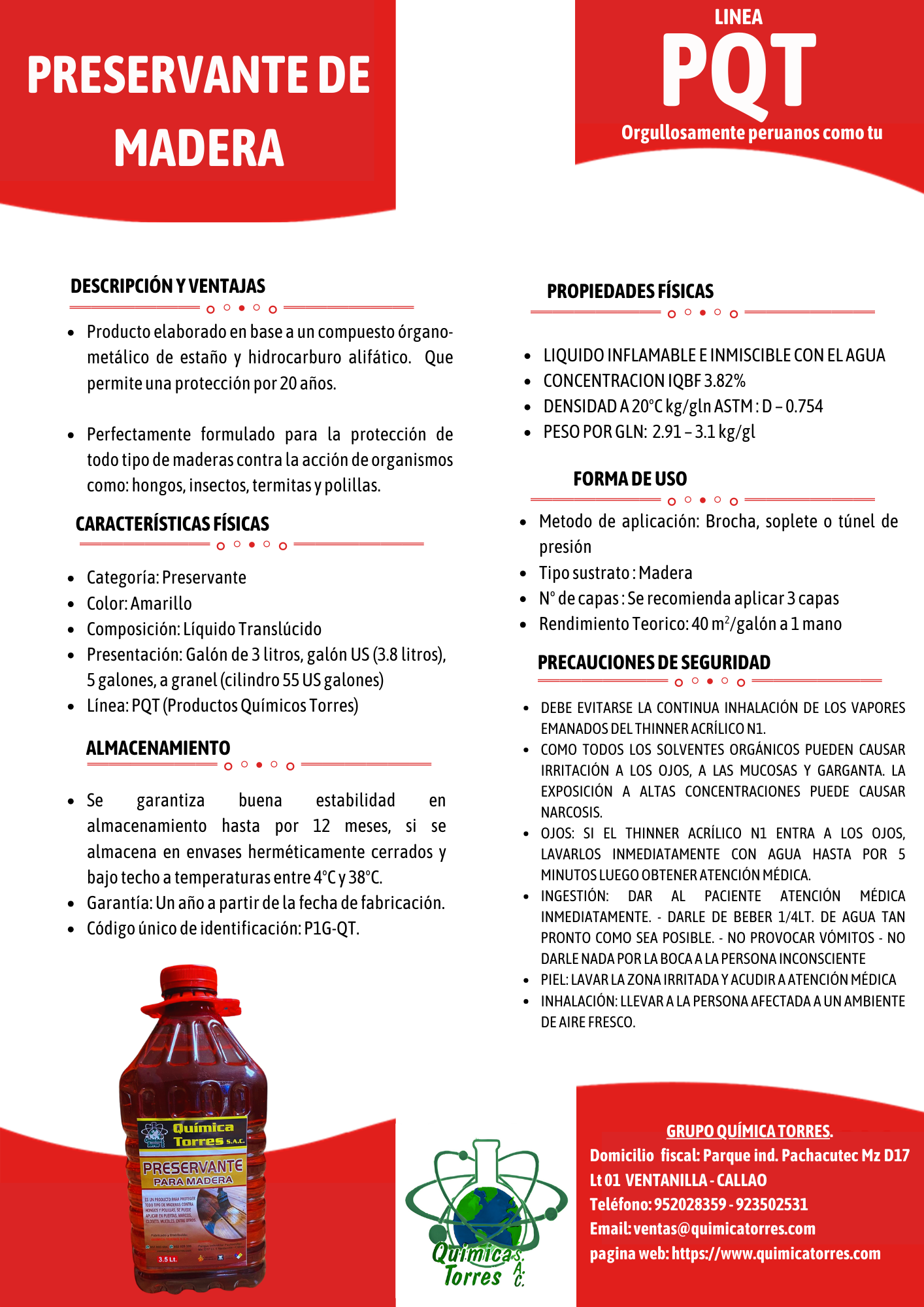 PRESERVANTE DE MADERA