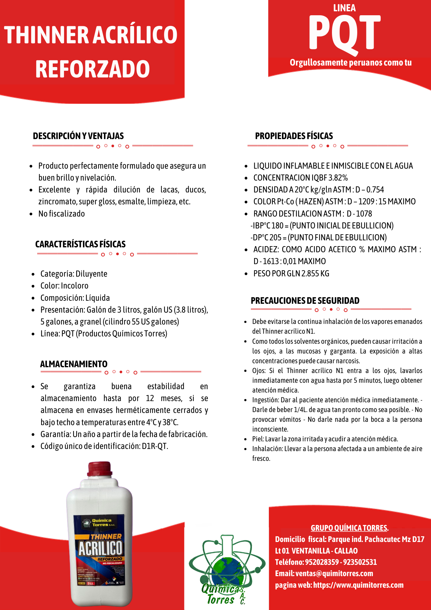 THINNER ACRILICO REFOZADO