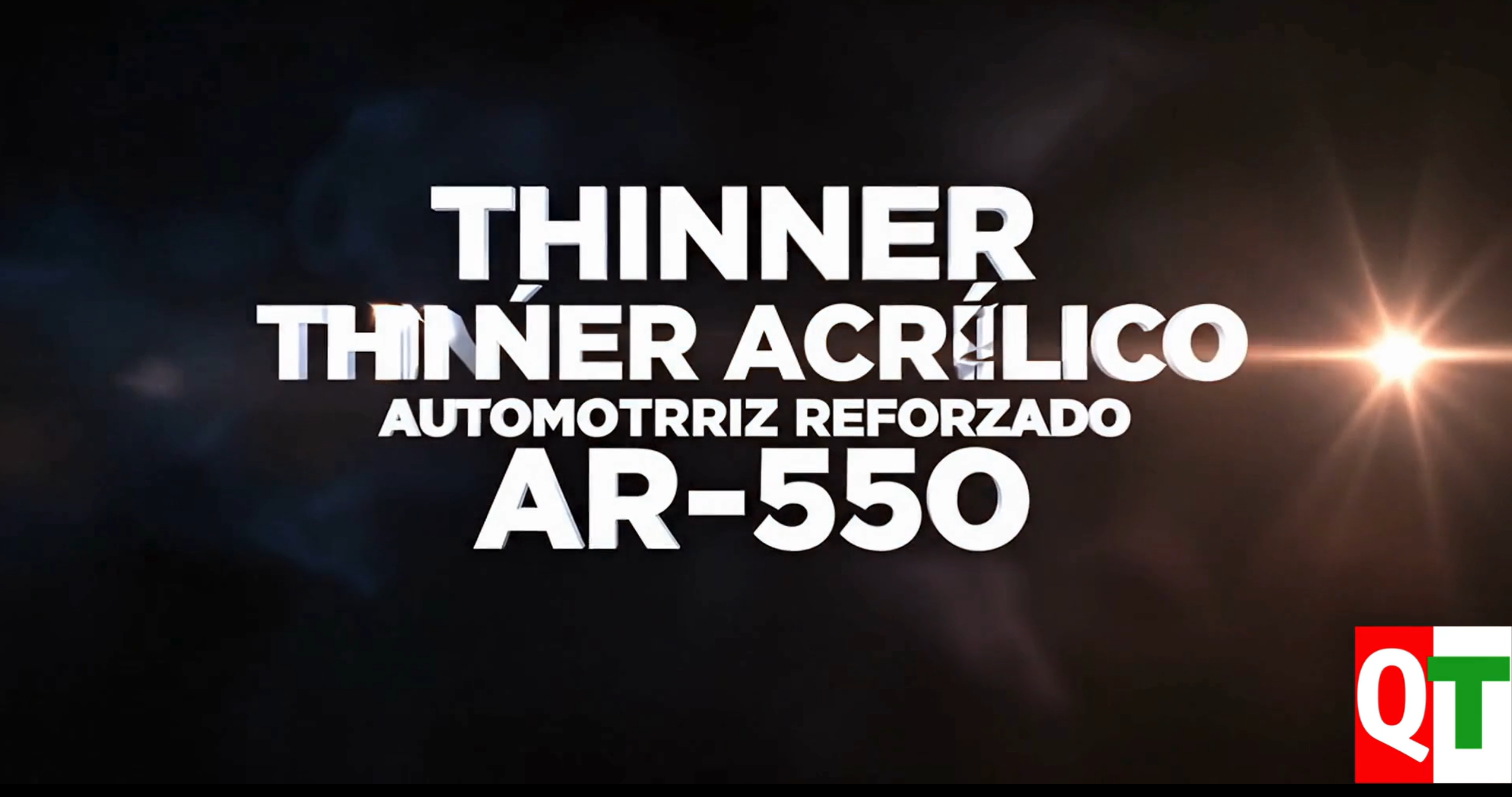 Cargar video: Esto no es solo un video... es una demostración de poder.La fuerza que transforma.El rendimiento que redefine los límites.Y un brillo tan intenso, que se convierte en tu firma.Lo que estás viendo no es una fantasía. Es el desempeño comprobado del Thinner Acrílico AR-550.La potencia que ves... es la potencia que obtienes.