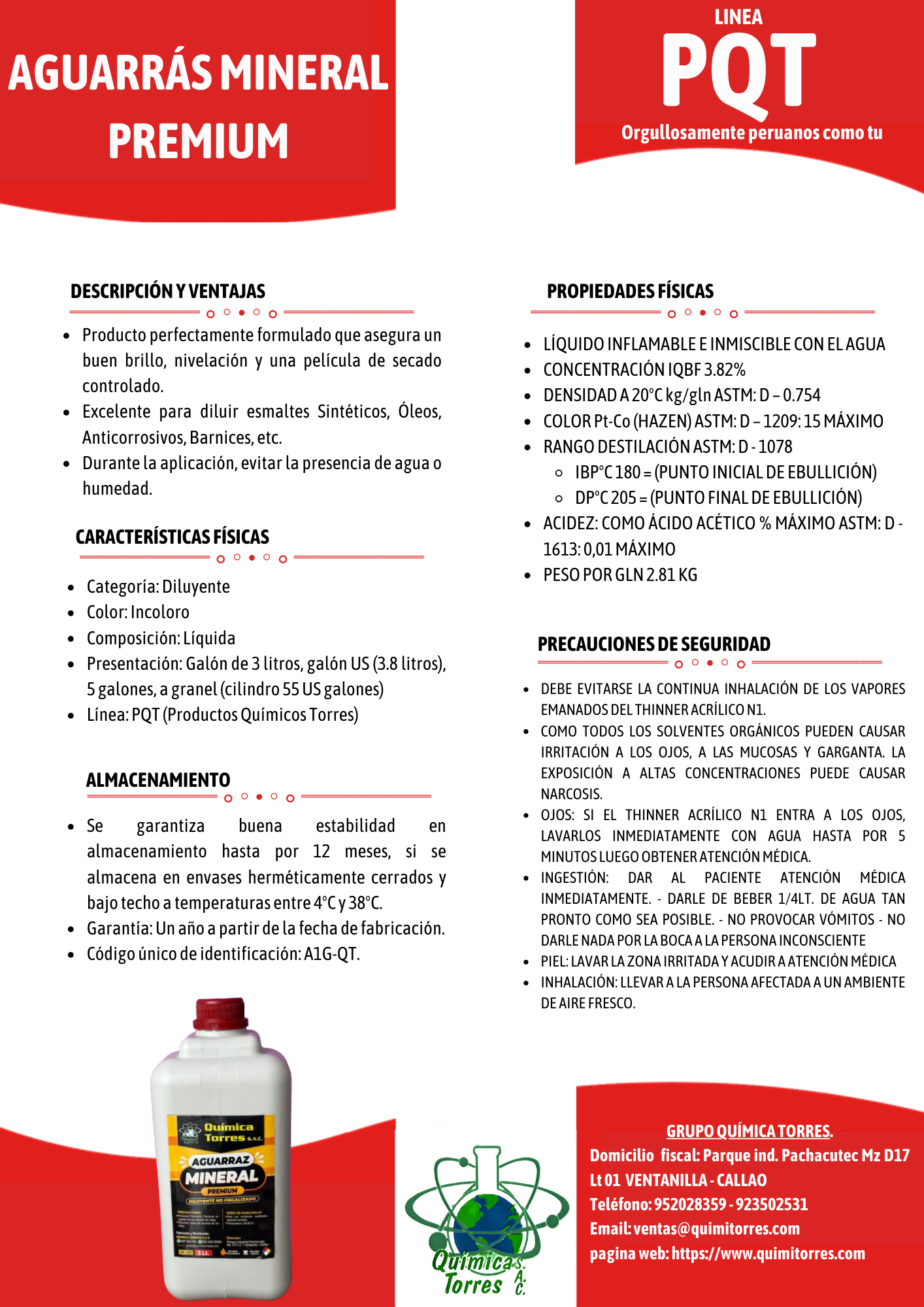 PREMIUM MINERAL GUARRAS PQT OF 3 LITERS